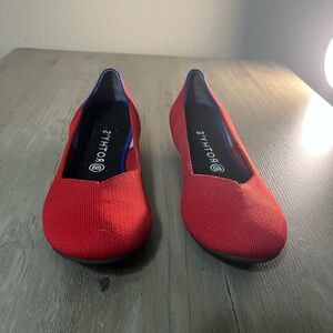Rothy’s Red Ballet Flats